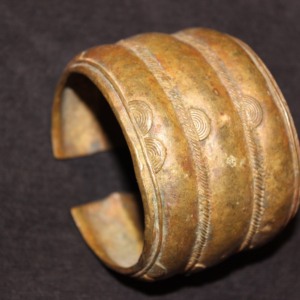 Yoruba bronze currency bracelet 1800s