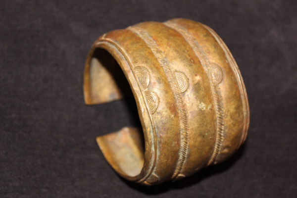 Yoruba bronze currency bracelet 1800s